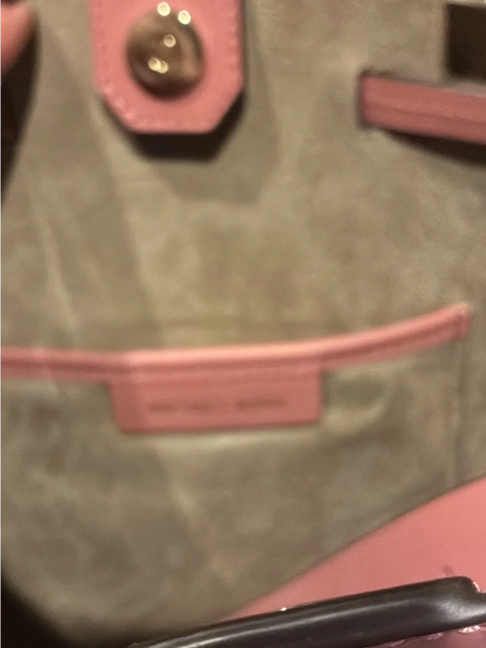 NEW NEVER USED Michael Kors Mauve pink Braided-Handle Shoulder Tote